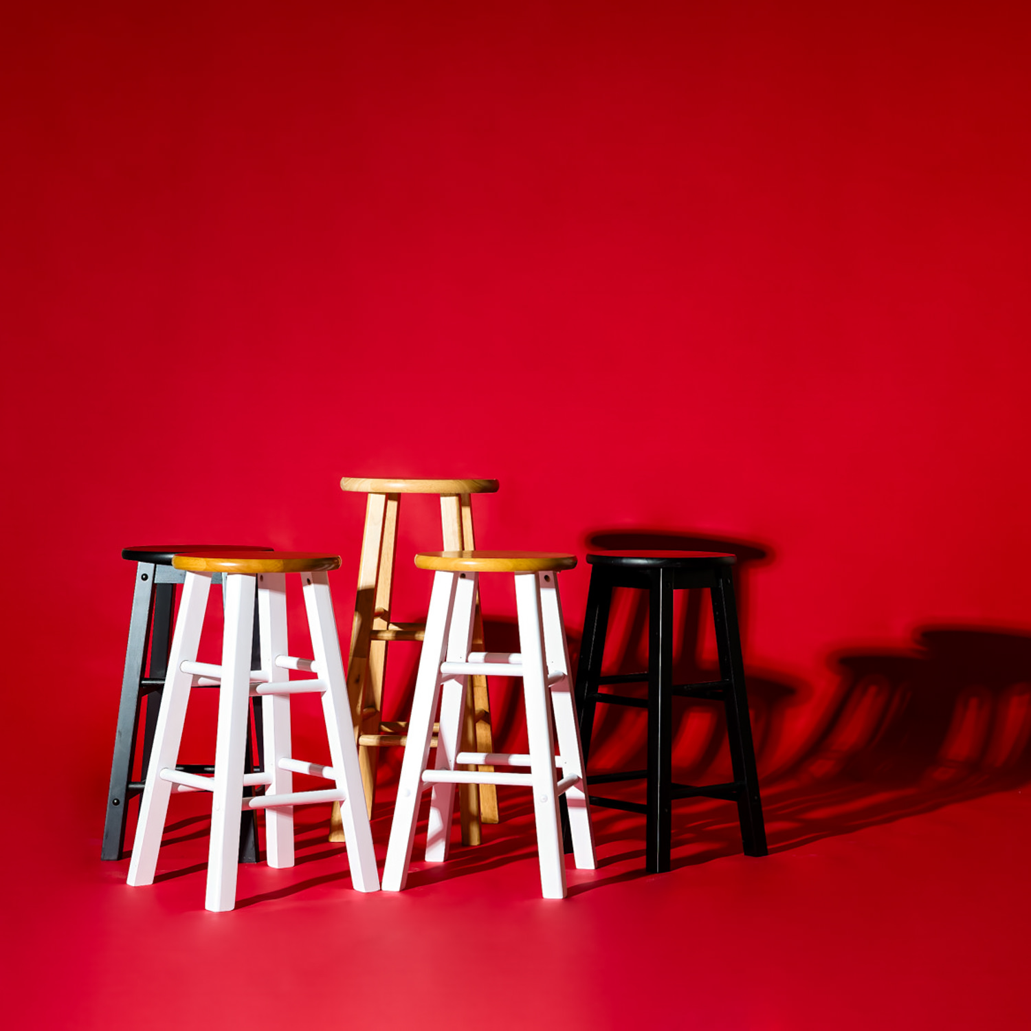 Set up for a Commercial photography shoot in studio B 