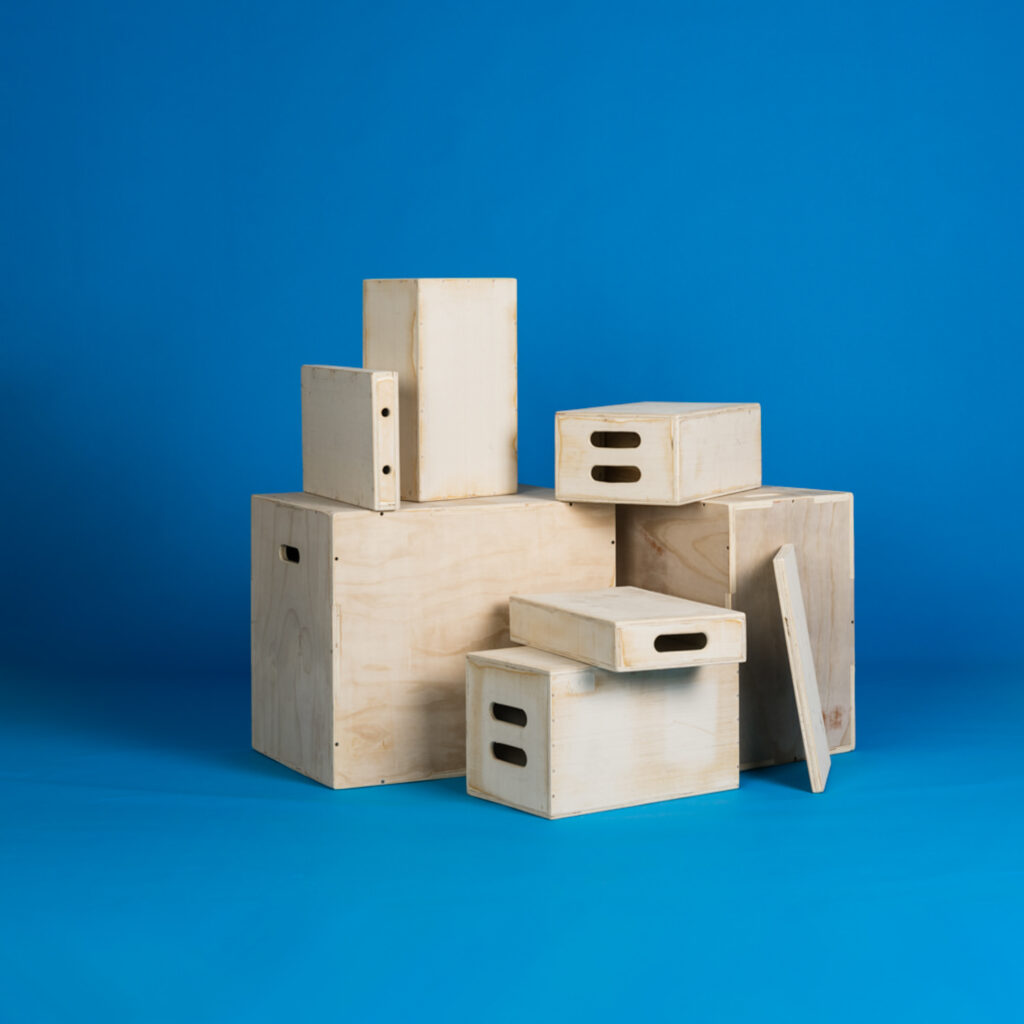 Apple boxes and posing boxes